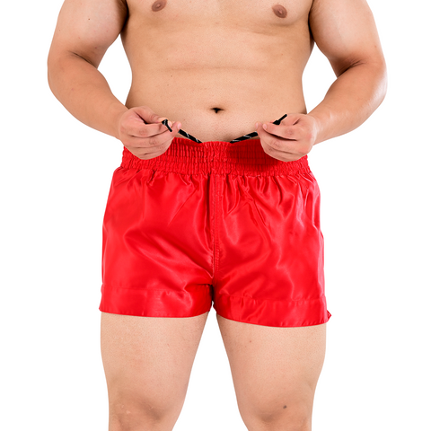 ROAR Red Muay Thai Shorts MMA Gym Boxing Fighting Kick Martial Arts Gear