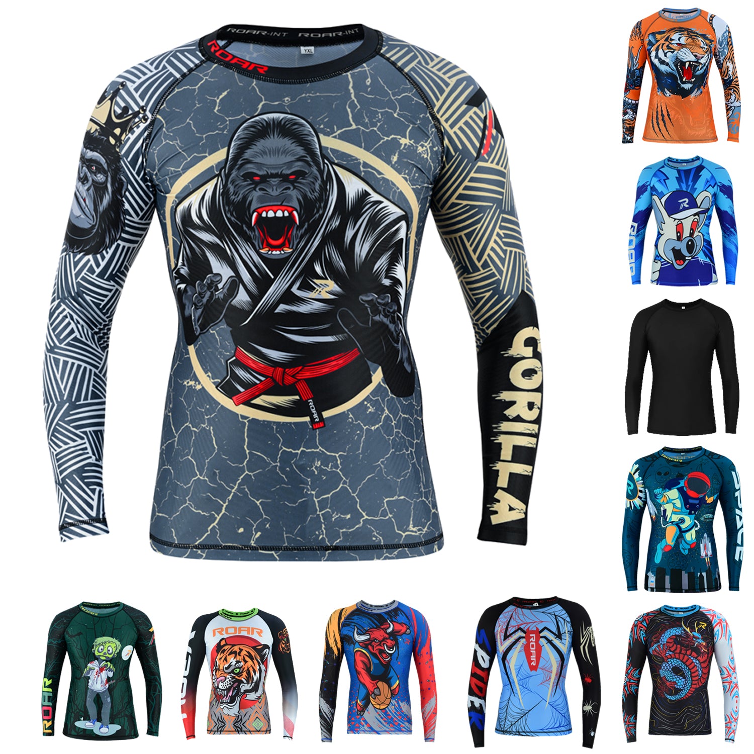 Roar Kid's MMA Rash Guard - Roar-int