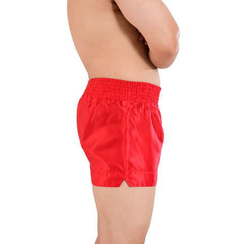 ROAR Red Muay Thai Shorts MMA Gym Boxing Fighting Kick Martial Arts Gear