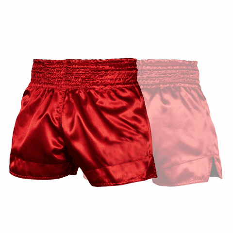 ROAR Red Muay Thai Shorts MMA Gym Boxing Fighting Kick Martial Arts Gear