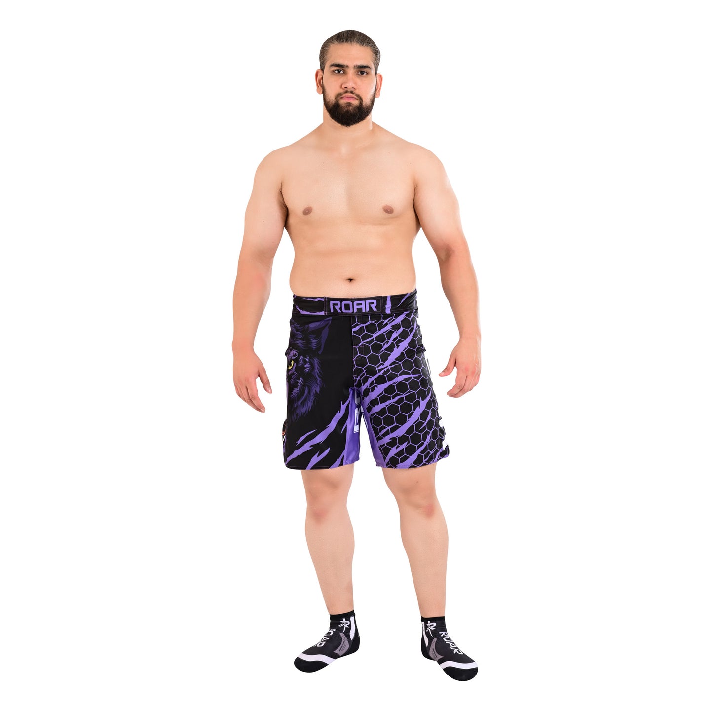 ROAR Kick Boxing MMA Cage Fight Grappling MUAY Thai Men's Short BJJ Shorts