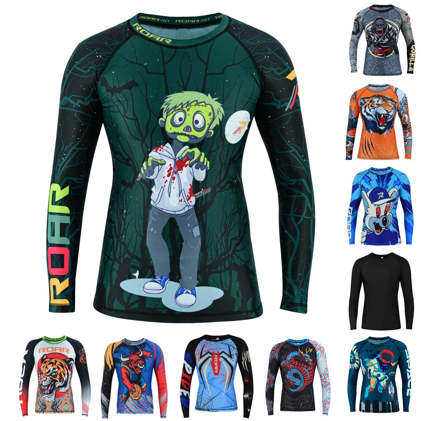 Roar Kid's MMA Rash Guard - Roar-int