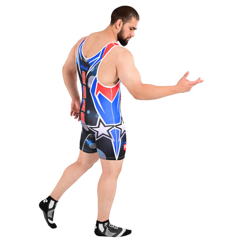 ROAR Men’s Wrestling Singlet Sports Gym Powerlifting Bodybuilding Vest Top