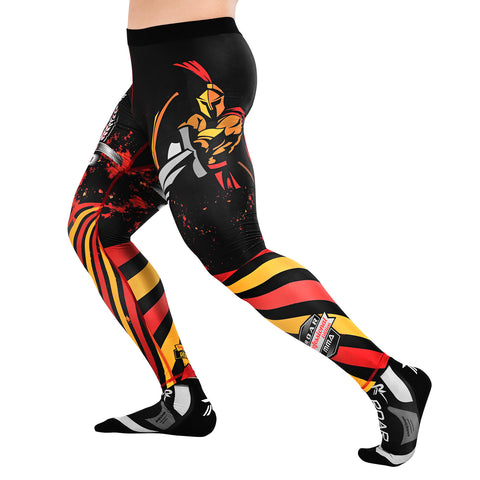 ROAR MMA BJJ Leggings Base Layer Gym Workout No Gi Grappling Jiu Jitsu Spats