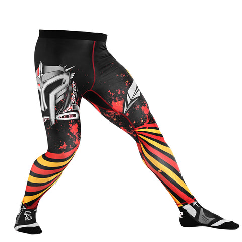 ROAR MMA BJJ Leggings Base Layer Gym Workout No Gi Grappling Jiu Jitsu Spats