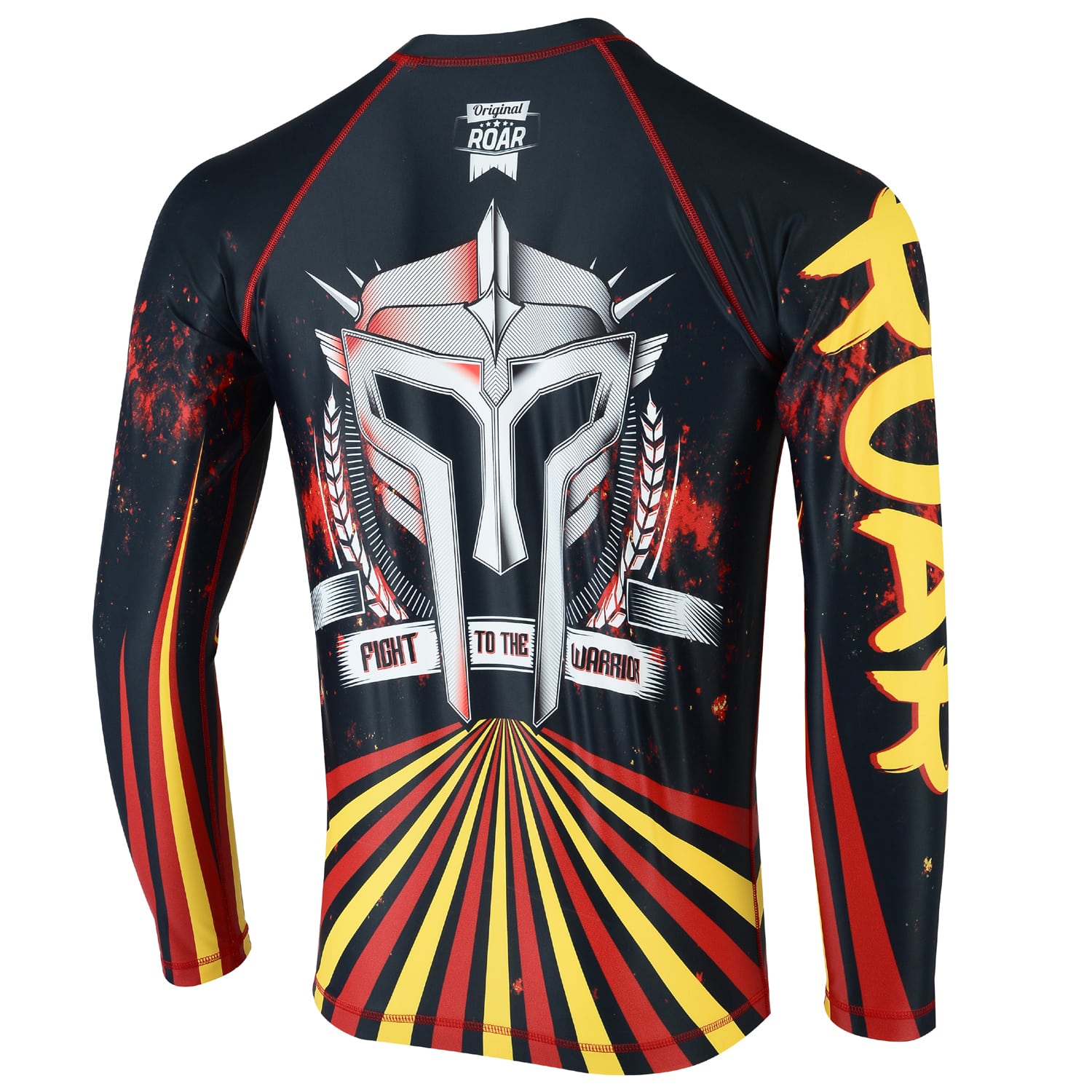 MMA Rash Guard BJJ Long Sleeve Compression Fight Gear Shirt No Gi - Roar-int