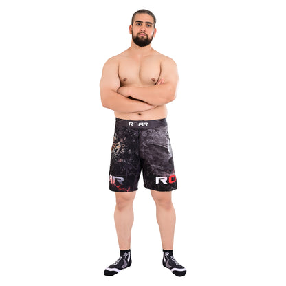 Roar Bjj Nogi Compression Grappling fight Workout Sublimated Shorts With Phone Pocket For Men
