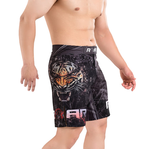 Roar Bjj Nogi Compression Grappling fight Workout Sublimated Shorts With Phone Pocket For Men