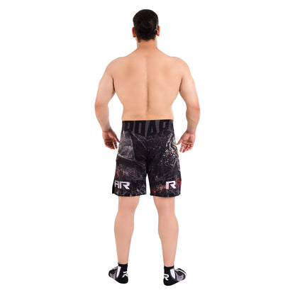 Roar Bjj Nogi Compression Grappling fight Workout Sublimated Shorts With Phone Pocket For Men