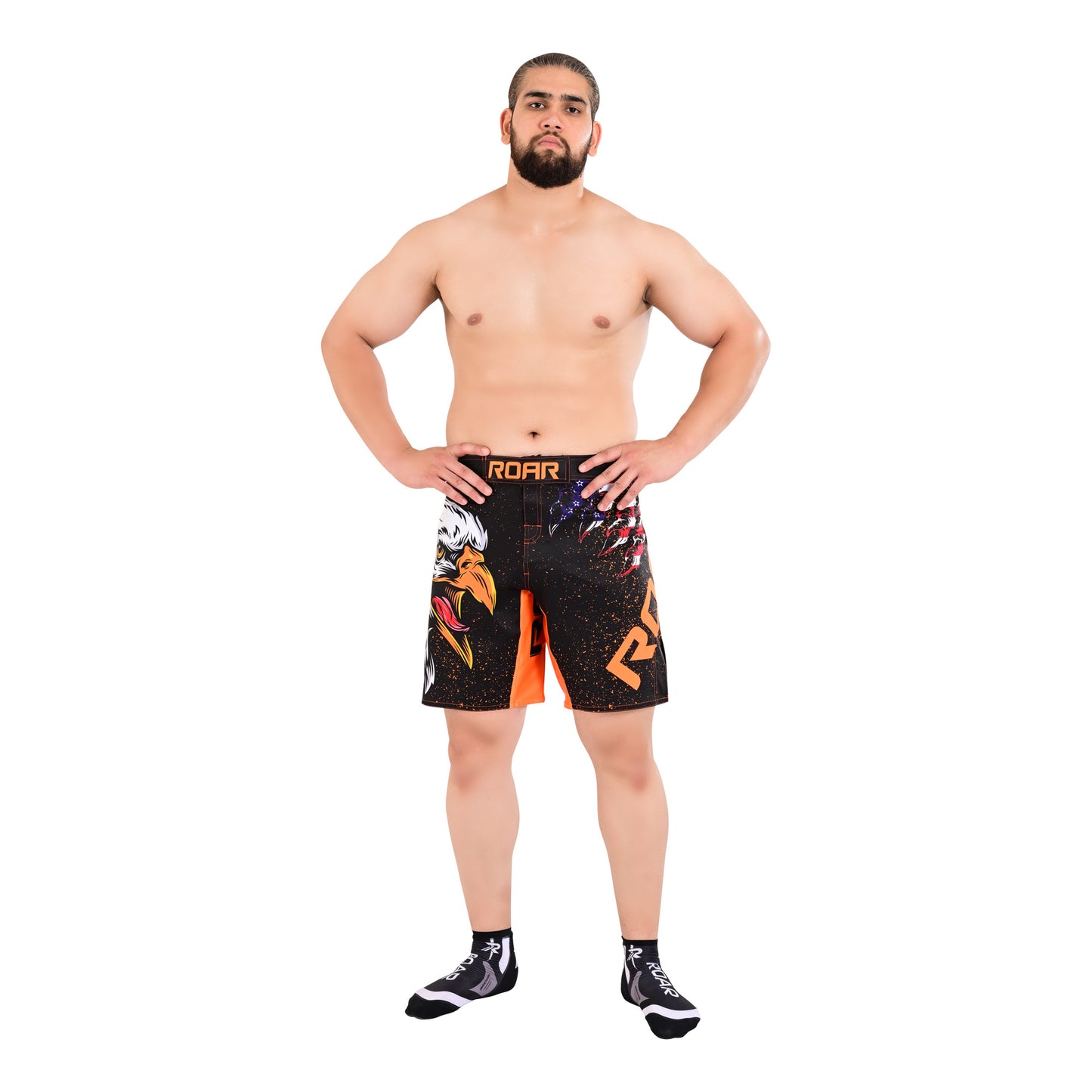 ROAR Kick Boxing MMA Cage Fight Grappling MUAY Thai Men's Short BJJ Shorts