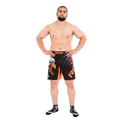 ROAR Kick Boxing MMA Cage Fight Grappling MUAY Thai Men's Short BJJ Shorts