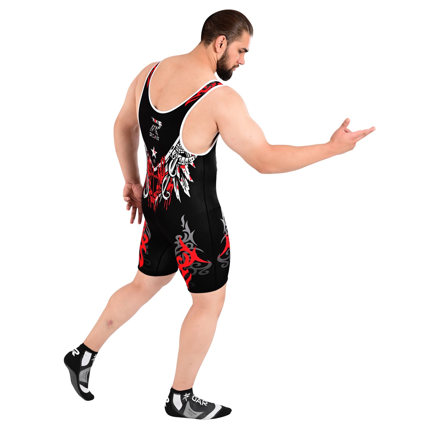 ROAR Men’s Wrestling Singlet Sports Gym Powerlifting Bodybuilding Vest Top
