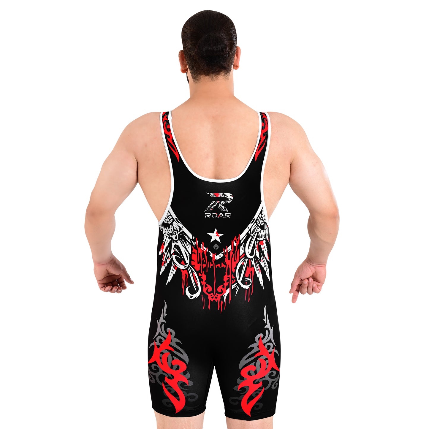 ROAR Men’s Wrestling Singlet Sports Gym Powerlifting Bodybuilding Vest Top