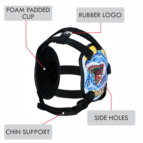 ROAR MMA Kids Cup Ear Guard Adjust Wrestling Protective MMA Headgear