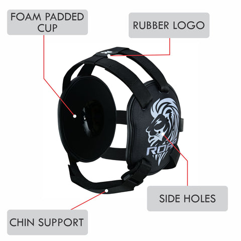 ROAR MMA Kids Cup Ear Guard Adjust Wrestling Protective MMA Headgear