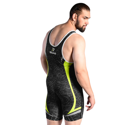 ROAR Men’s Wrestling Singlet Sports Gym Powerlifting Bodybuilding Vest Top