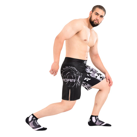 Roar Bjj Nogi Compression Grappling fight Workout Sublimated Shorts With Phone Pocket For Men