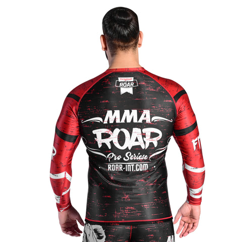 Roar Bjj Nogi Compression Long Sleeve Rash guard for men.