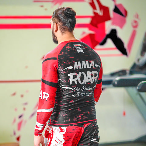 Roar Bjj Nogi Compression Long Sleeve Rash guard for men.
