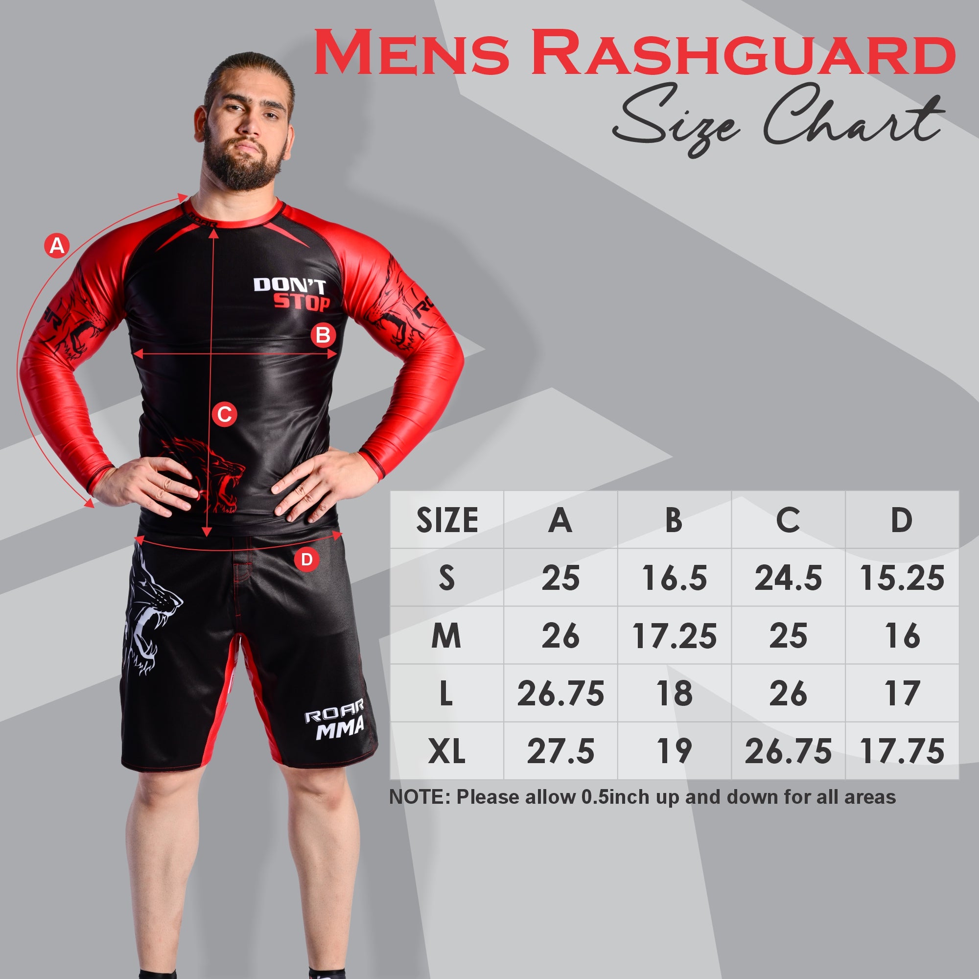Compression Rash Guard Men Roar Bjj Nogi Compression Full Sleeve Men's Fitness Rash Guard – Roar-int