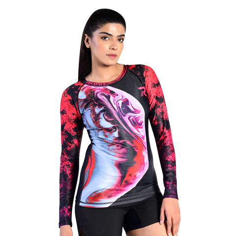 ROAR Ladies MMA Rash Guard Multi