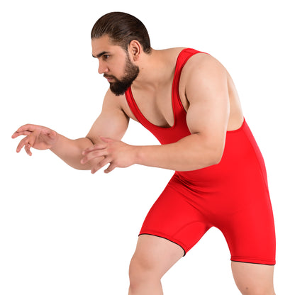 ROAR Men’s Wrestling Singlet Sports Gym Powerlifting Bodybuilding Vest Top