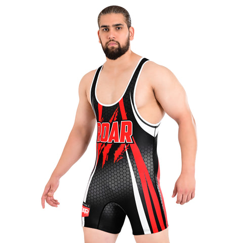 ROAR Men’s Wrestling Singlet Sports Gym Powerlifting Bodybuilding Vest Top
