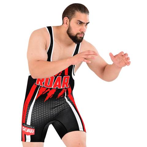 ROAR Men’s Wrestling Singlet Sports Gym Powerlifting Bodybuilding Vest Top