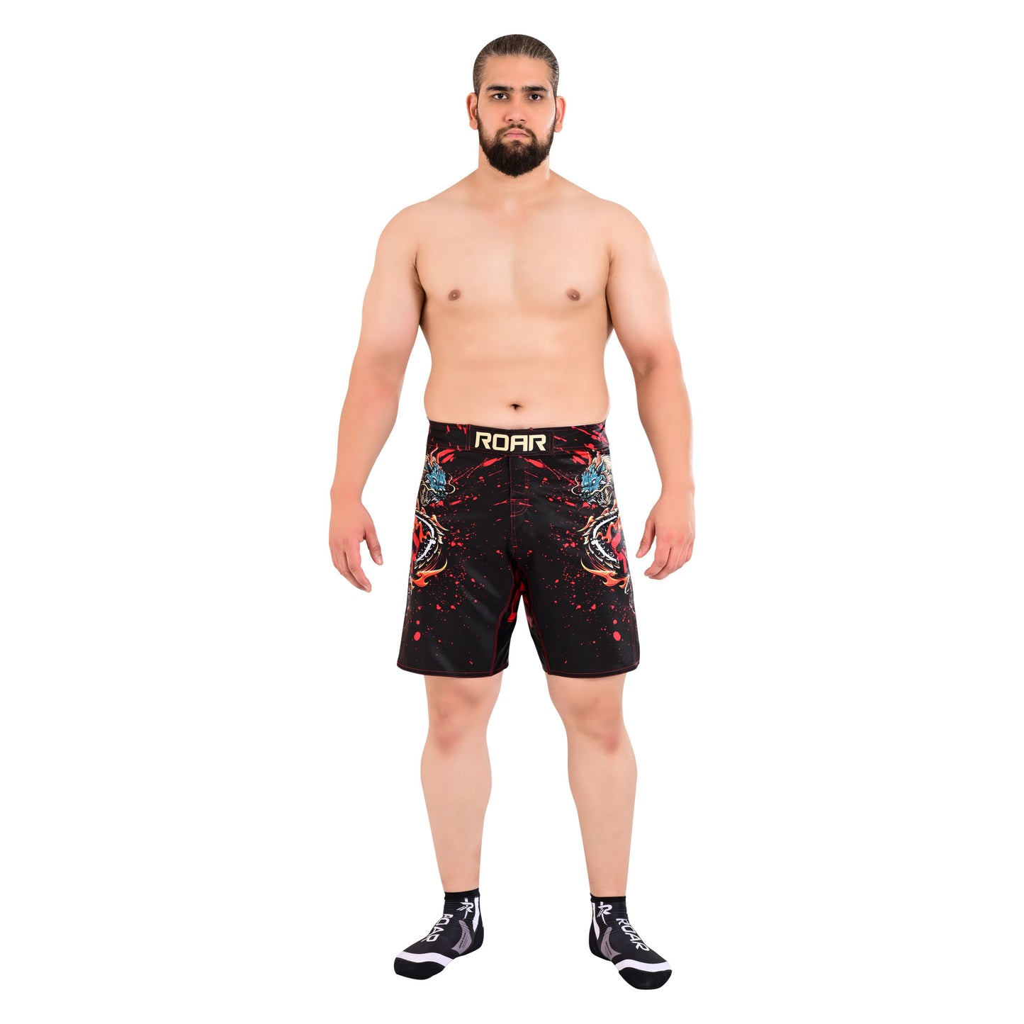 ROAR Kick Boxing MMA Cage Fight Grappling MUAY Thai Men's Short BJJ Shorts