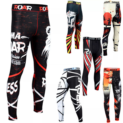Roar MMA Spats Bjj Compression No Gi Leggings Men Grappling Muay Thai Tight - Roar-int