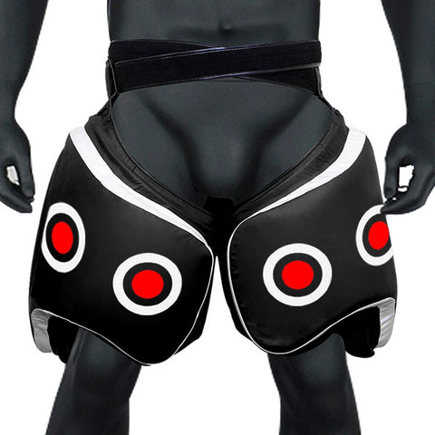 ROAR Muay Thai Belly Pad & Leg Kick Pad Set | Professional Boxing MMA Training Coach Equipment