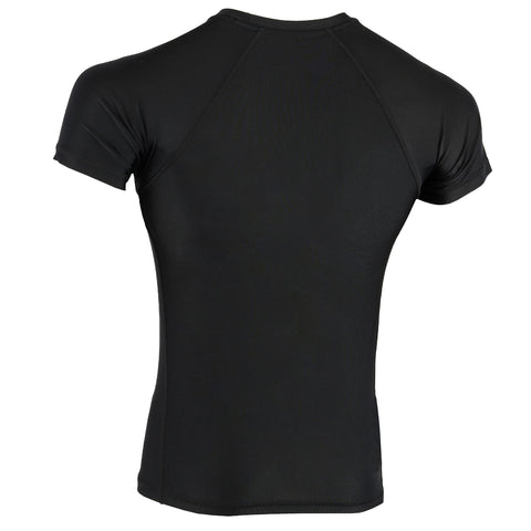 ROAR MMA Black Half Sleeve Rash Guard Fight Training Gym Fitness Full Sleeve Workout Shirt - Roar-int