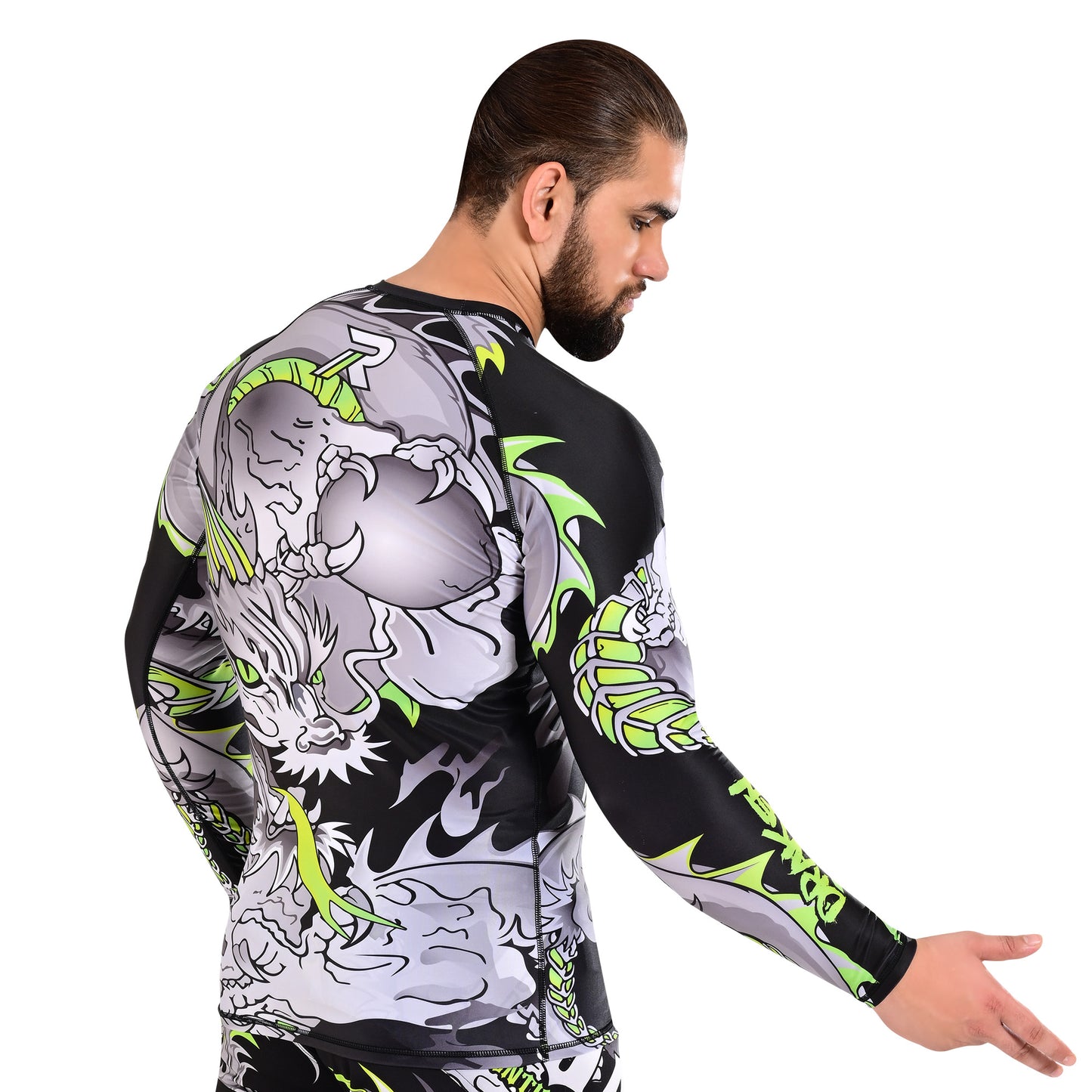 Roar Bjj Nogi Compression Full Sleeve Men's Fitness Rash Guard