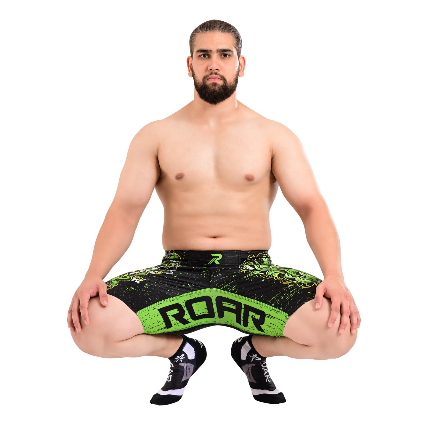 ROAR Kick Boxing MMA Cage Fight Grappling MUAY Thai Men's Short BJJ Shorts