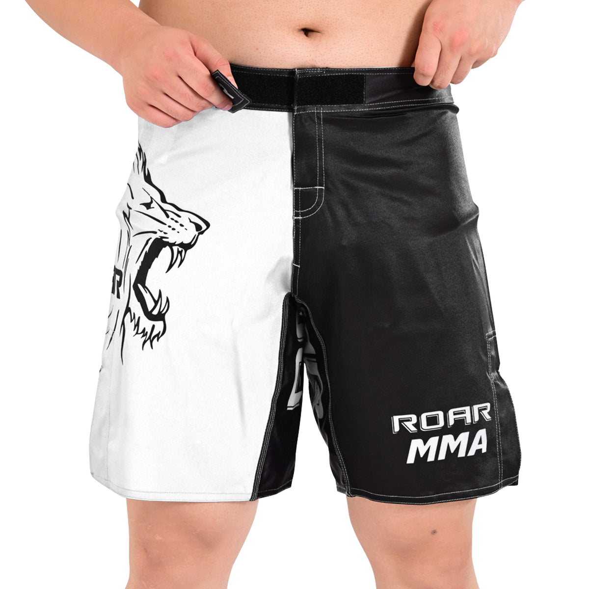 Roar Bjj Nogi Compression Grappling fight Workout Sublimated Shorts With Phone Pocket For Men