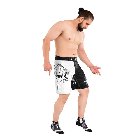 Roar Bjj Nogi Compression Grappling fight Workout Sublimated Shorts With Phone Pocket For Men