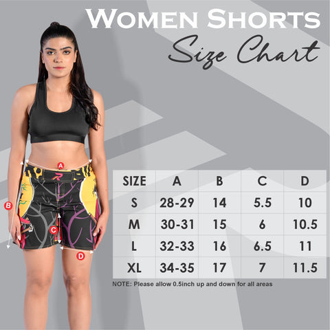 Roar Ladies MMA Shorts Samurai